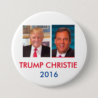 Trump & Christie 3 Inch Jugate Button