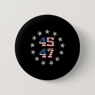Trump Christmas 6 Cm Round Badge