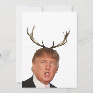 Trump Christmas: Deer Mr. President Holiday Card