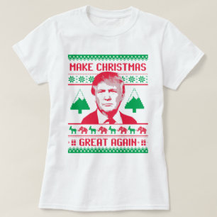 Trump Christmas - Make Christmas Great Again T-Shirt