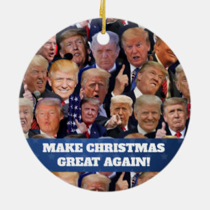 Trump Christmas Ornament