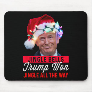 Trump Christmas Shirt Jingle Bells Funny Trump Won Mouse Mat