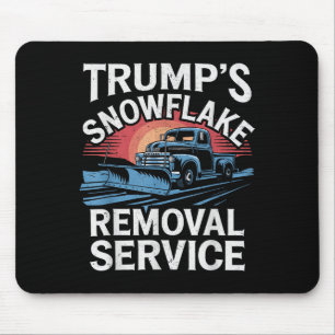 Trump Christmas Snowflake Removal Service Merry Xm Mouse Mat