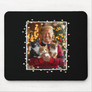 Trump Christmas Sweater Cat Dog Squirrel Pet Lover Mouse Mat