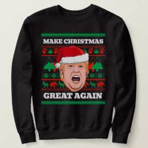 Trump Christmas Sweater Make Christmas Great Again