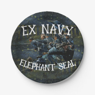 Trump Civil War Minneapolis Killing Fields Murder Paper Plate