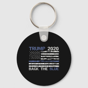 Trump Ck The Blue Thin Blue Line Police Support Te Key Ring