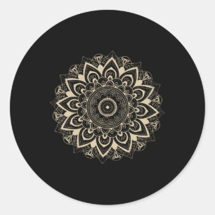 Trump Clic Mandala Style 86 47 Subtle Resist 8647 Classic Round Sticker