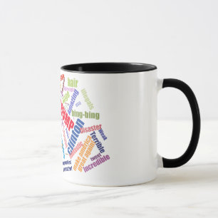 Trump Clinton most popular words for Election 2016 Mug