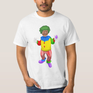 Trump Clown Funny Green Hair Value Budget Fab T-Shirt