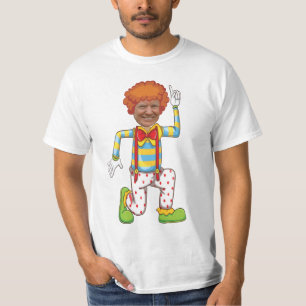 Trump Clown Funny Orange Hair Value Budget Fab  T-Shirt