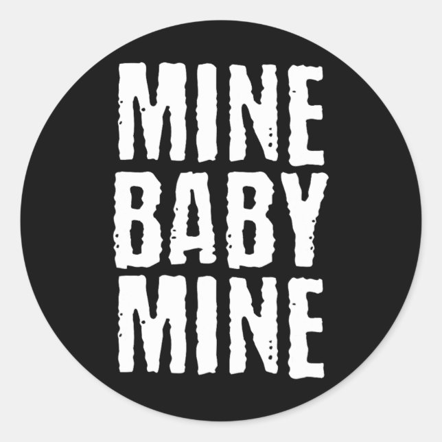 Trump Coal Mining Mine Ba  Classic Round Sticker (Front)