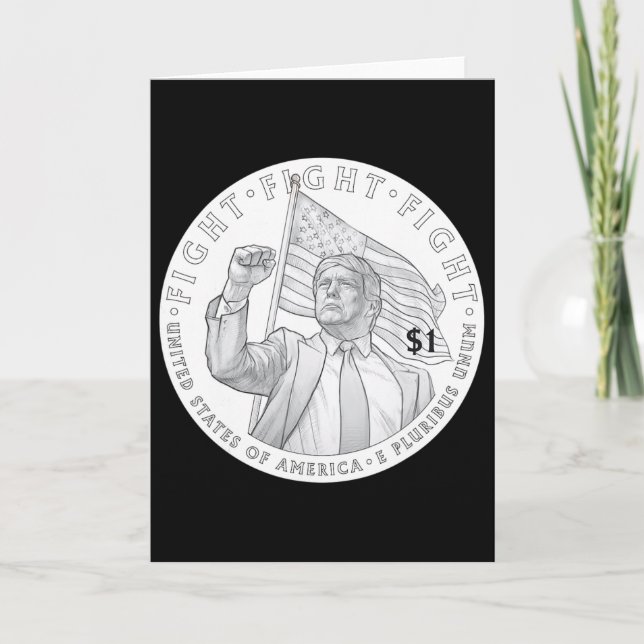 Trump Coin One Dollar _1  Card (Front)