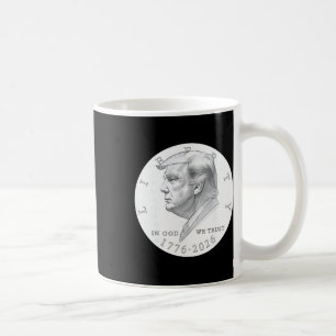 Trump Coin One Dollar Coffee Mug