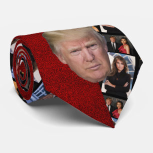 TRUMP-COLLAGE TIE