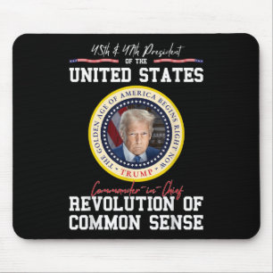Trump Commander-in-chief Golden Age Of America Mouse Mat