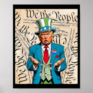 Trump Constitution Of The Usa Needs To Be Reread 1 Poster