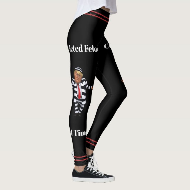 Trump Convicted Felon Leggings (Right)