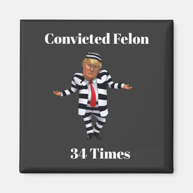 Trump Convicted Felon Magnet (Front)