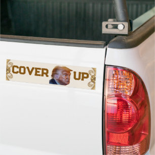 Trump Cover Up Bumper Sticker