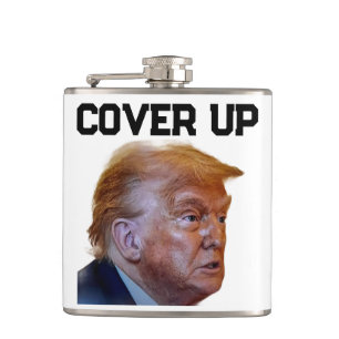 Trump Cover Up Flask