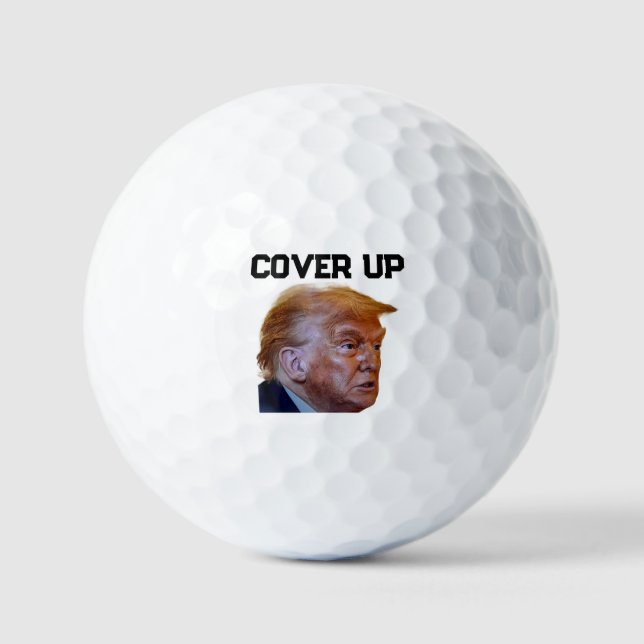 Trump Cover Up Golf Balls (Front)
