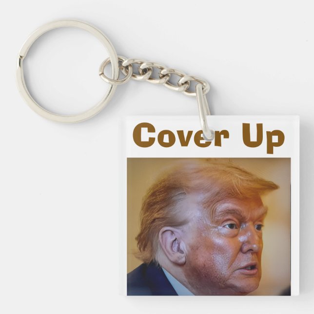 Trump/Cover Up Keychain (Front)