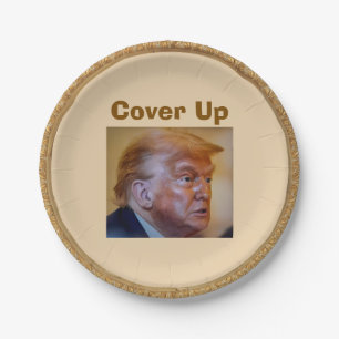 Trump/Cover Up Paper Plate