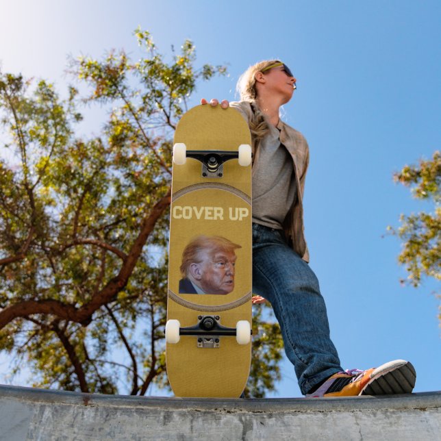 Trump Cover Up Skateboard (Outdoor 1)