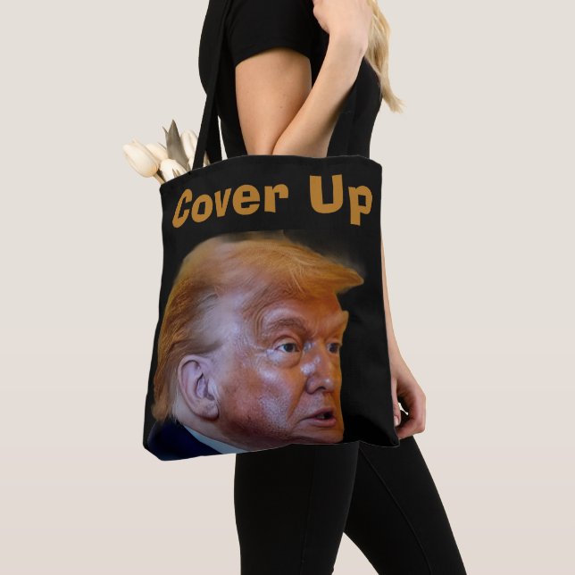 Trump/Cover Up Tote Bag (Close Up)