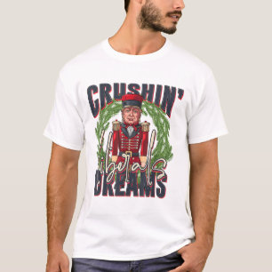 Trump Crushing Liberal Dreams Christmas T-Shirt