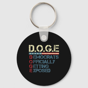 Trump D.o.g.e Doge Department Of Government Key Ring