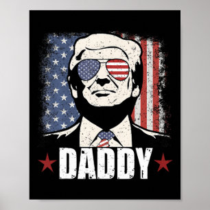 Trump Daddy 2025 Official Trump Daddy Funny 1 Poster