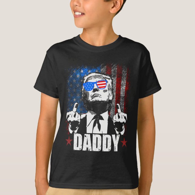 Trump Daddy 2025 Official Trump Daddy Funny 3  T-Shirt (Front)