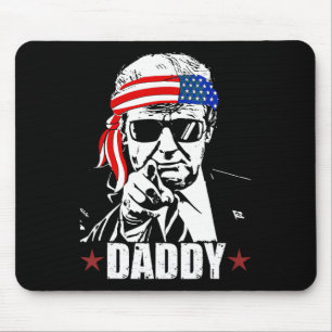 Trump Daddy 2025 Official Trump Daddy Funny  Mouse Mat