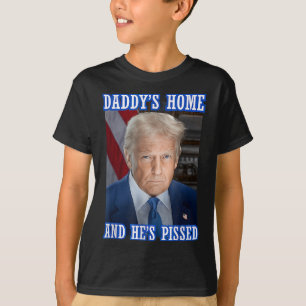 Trump Daddy’s Home He’s Ed 2025 Inauguration Portr T-Shirt