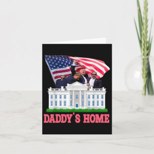 Trump Daddy's Home Bye Joe Biden Drops Out Run For Card