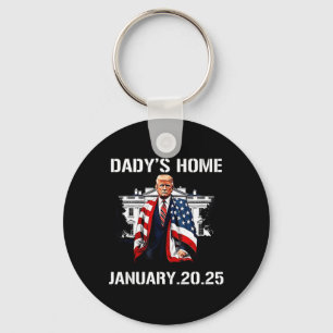 Trump Daddys Home White House 2024 2 Key Ring