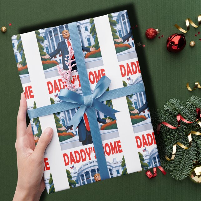 Trump Daddys Home Wrapping Paper (Creator Uploaded)