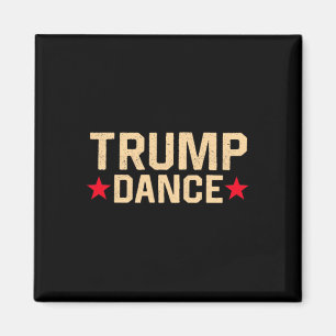 Trump Dance 2024 Qr 4547 Funny Trump Dancing Code Magnet