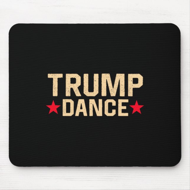 Trump Dance 2024 Qr 4547 Funny Trump Dancing Code  Mouse Mat (Front)