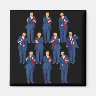 Trump Dance 4th Of July And Trump Father's Day Magnet