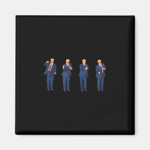 Trump Dance 4th Of July Trump 2025 1  Magnet