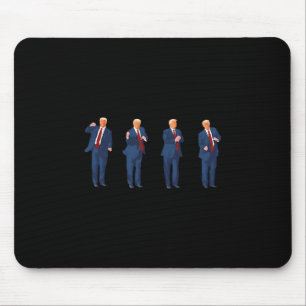 Trump Dance 4th Of July Trump 2025 1 Mouse Mat