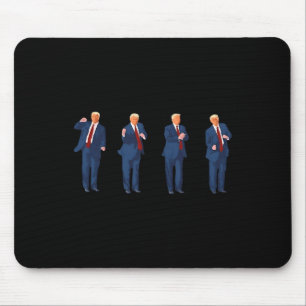 Trump Dance 4th Of July Trump 2025 Mouse Mat