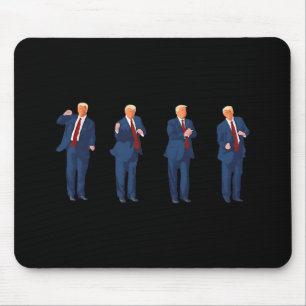 Trump Dance 4th Of July Trump 2025 Mouse Mat