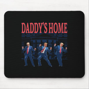 Trump Dance Daddy's Home Retro  Mouse Mat