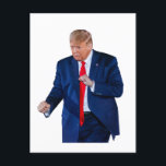 Trump Dance Funny Postcard<br><div class="desc">Trump 2024 Keep America Great</div>