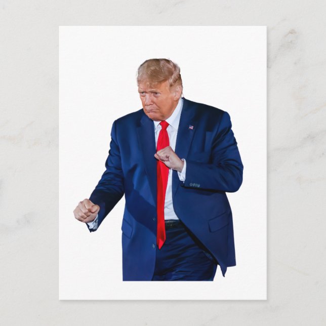 Trump Dance Funny Postcard (Front)