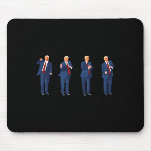 Trump Dance Funny Pro Trump 2024 Vote Trump Presid Mouse Mat